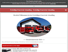 Tablet Screenshot of feuerwehr-schaufling.de